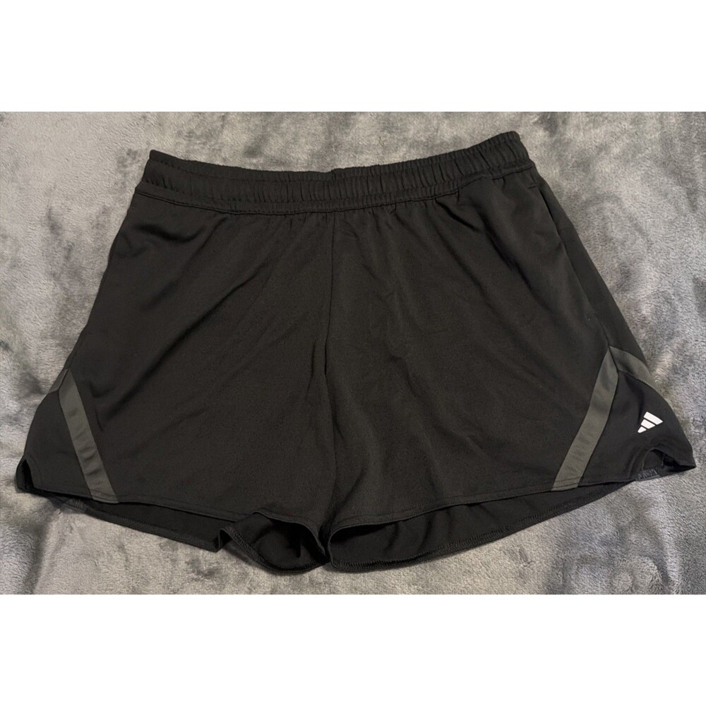 LARGE Women Adidas HZ9978 Select Basketball Shorts Black